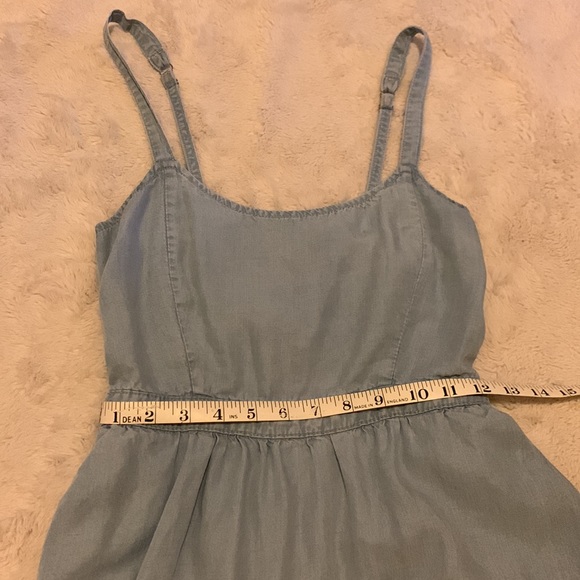 Garage Denim Mini Dress with Back Cut-Out and Pockets Size XS - Picture 4 of 6